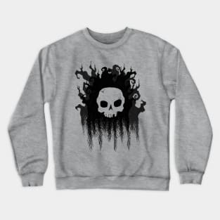 Spooky Skull Forest Crewneck Sweatshirt